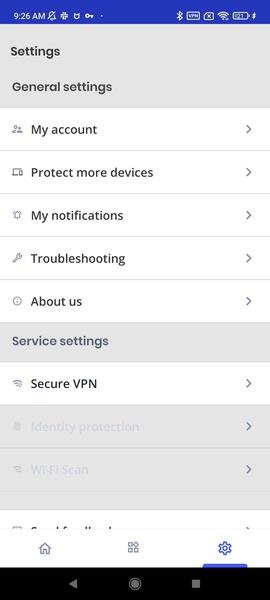 Screenshot McAfee Security: Antivírus VPN 2