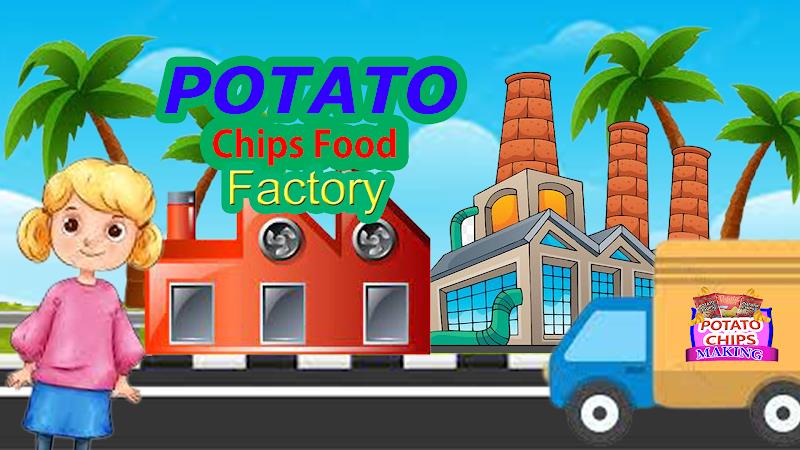 Potato Chips Food Factory Game ekran görüntüsü 3