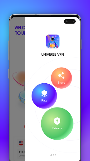 Universe VPN: Travel safely Captura de pantalla 3