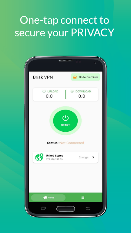 Brisk VPN 스크린샷 2