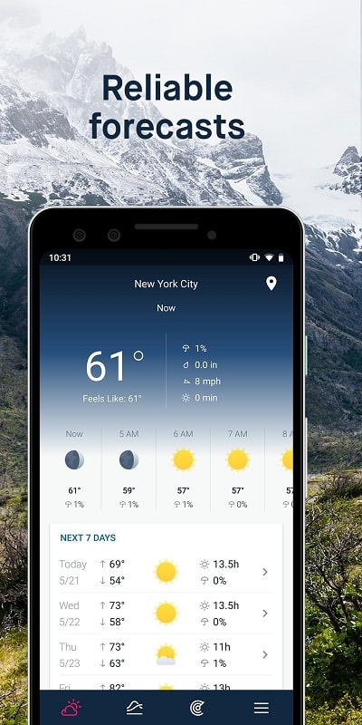 WeatherPro capture d’écran 1
