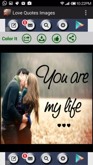 Romantic Love Quotes & Images屏幕截圖2