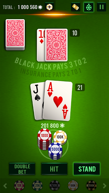 Blackjack 21 - Vegas Casino 스크린샷 0