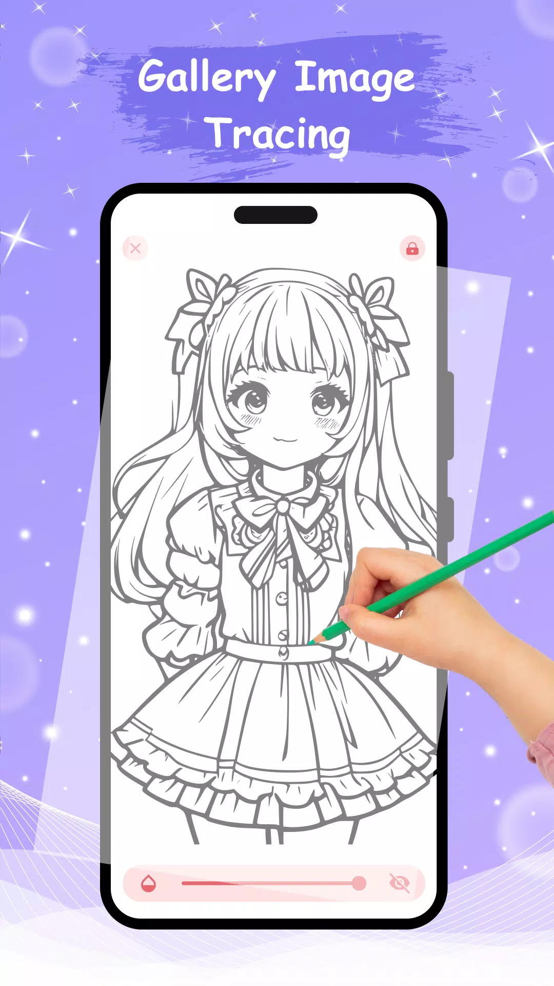 Trace and Sketch Anime Photo Ảnh chụp màn hình 3