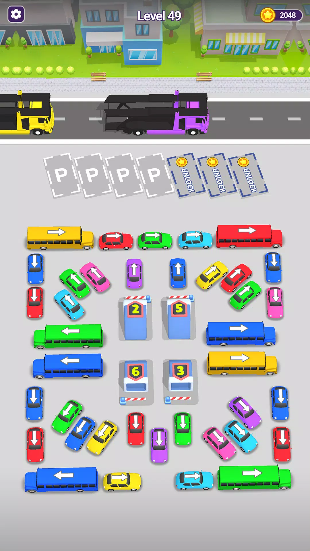 Mini Car Jam: Parking Puzzle屏幕截圖0