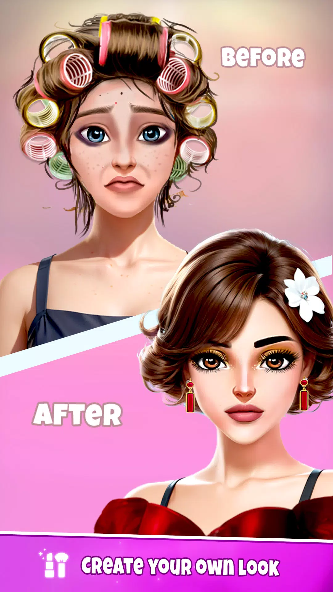 Fashion Dress Up, Makeup Game屏幕截圖1