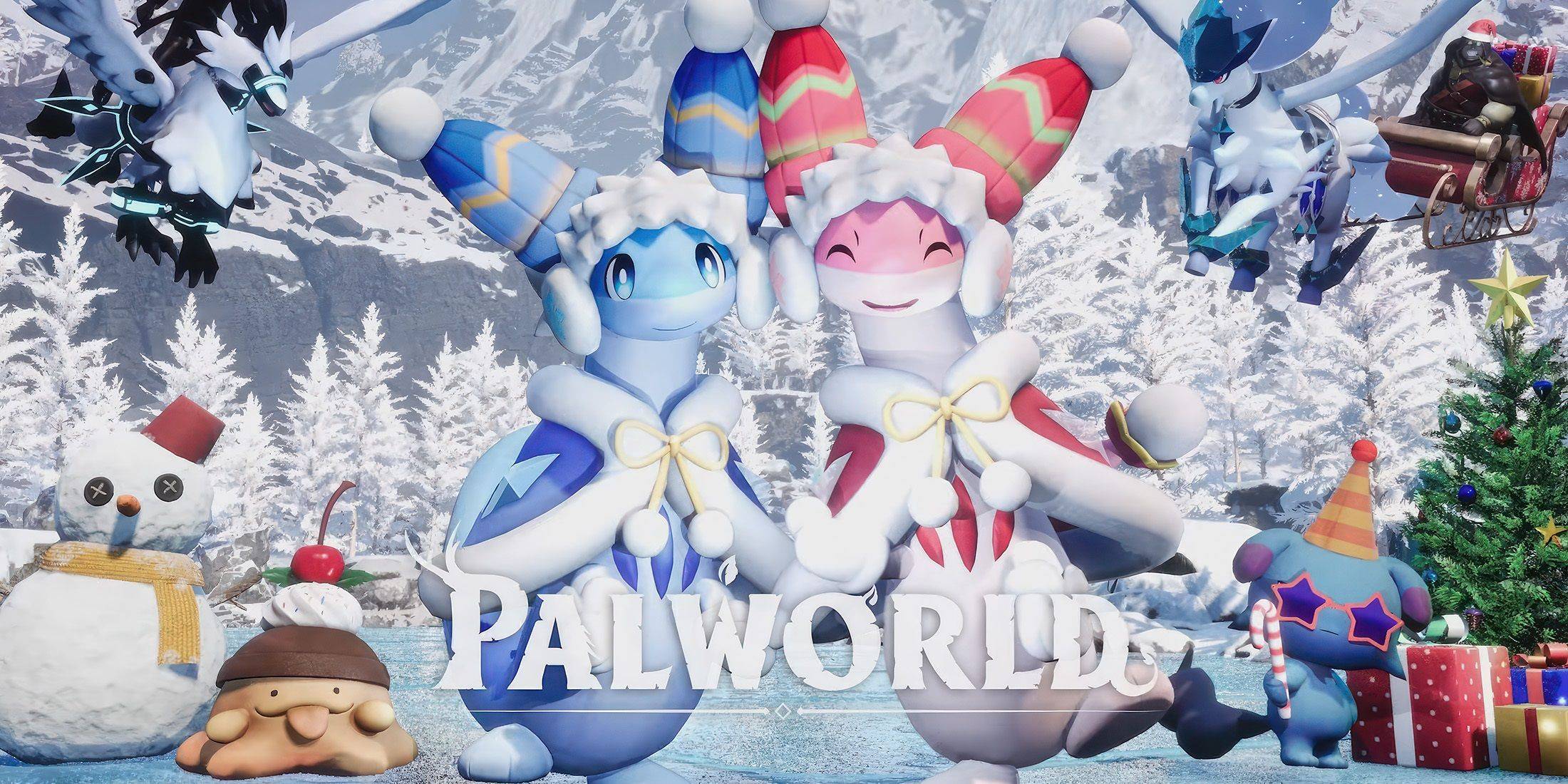 Palworldは、休日のために6つの無料スキンを提供します