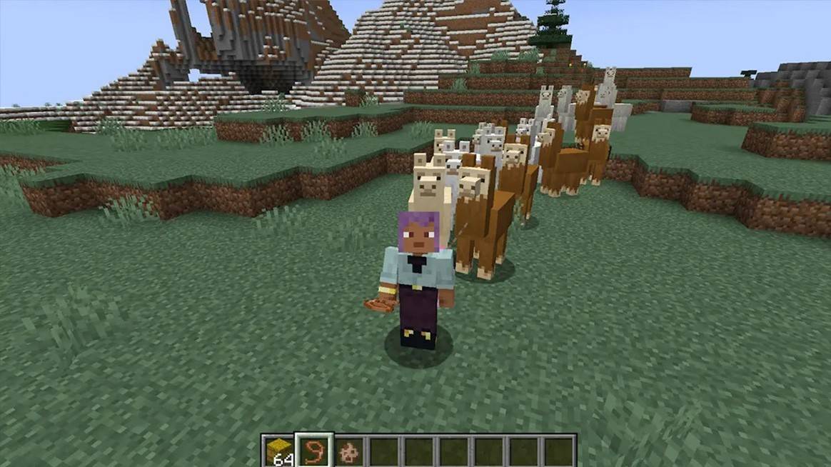 llamas in minecraft