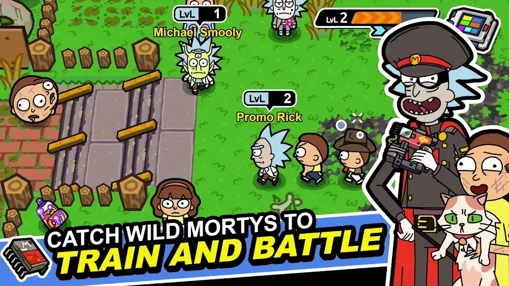 Rick and Morty: Pocket Mortys Screenshot 0