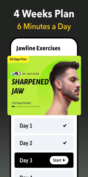 Jawline Exercises - Face Yoga应用截图第0张