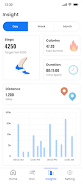 Pedometer & Step Counter App экрана 2