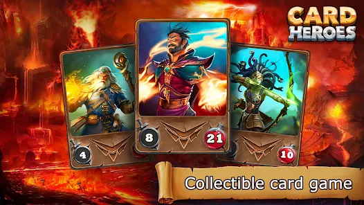 Card Heroes: TCG/CCG deck Wars Mod capture d’écran 1