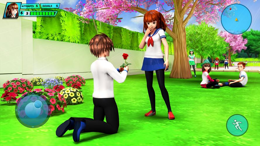 School Love Life: Anime Games屏幕截圖1