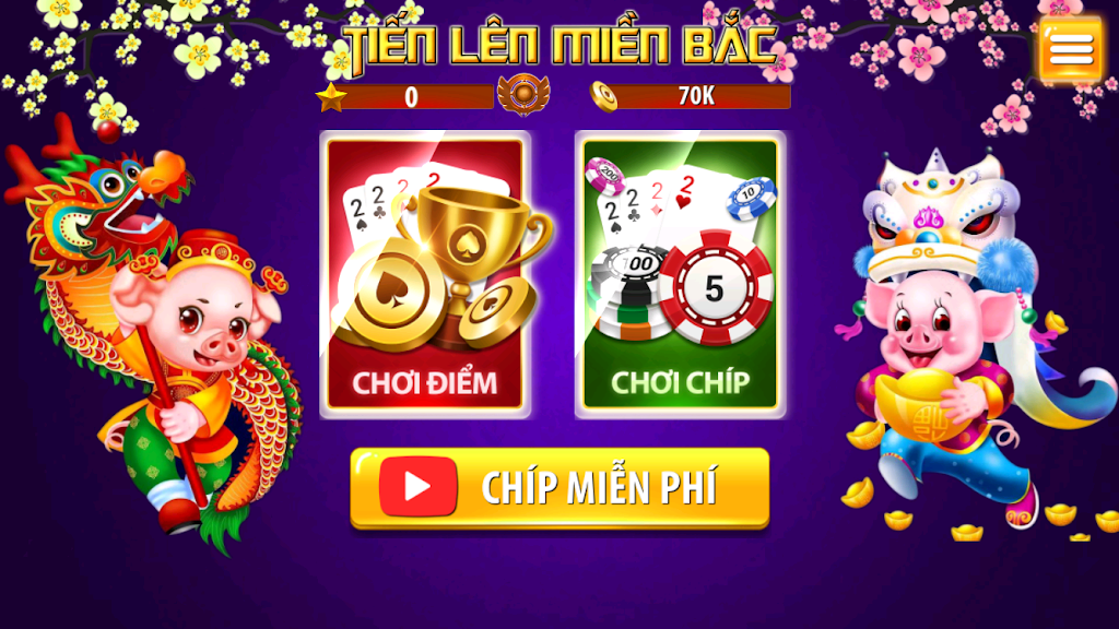 Tien Len Mien Bac - Tien Len Dong Chat Dong Mau स्क्रीनशॉट 0