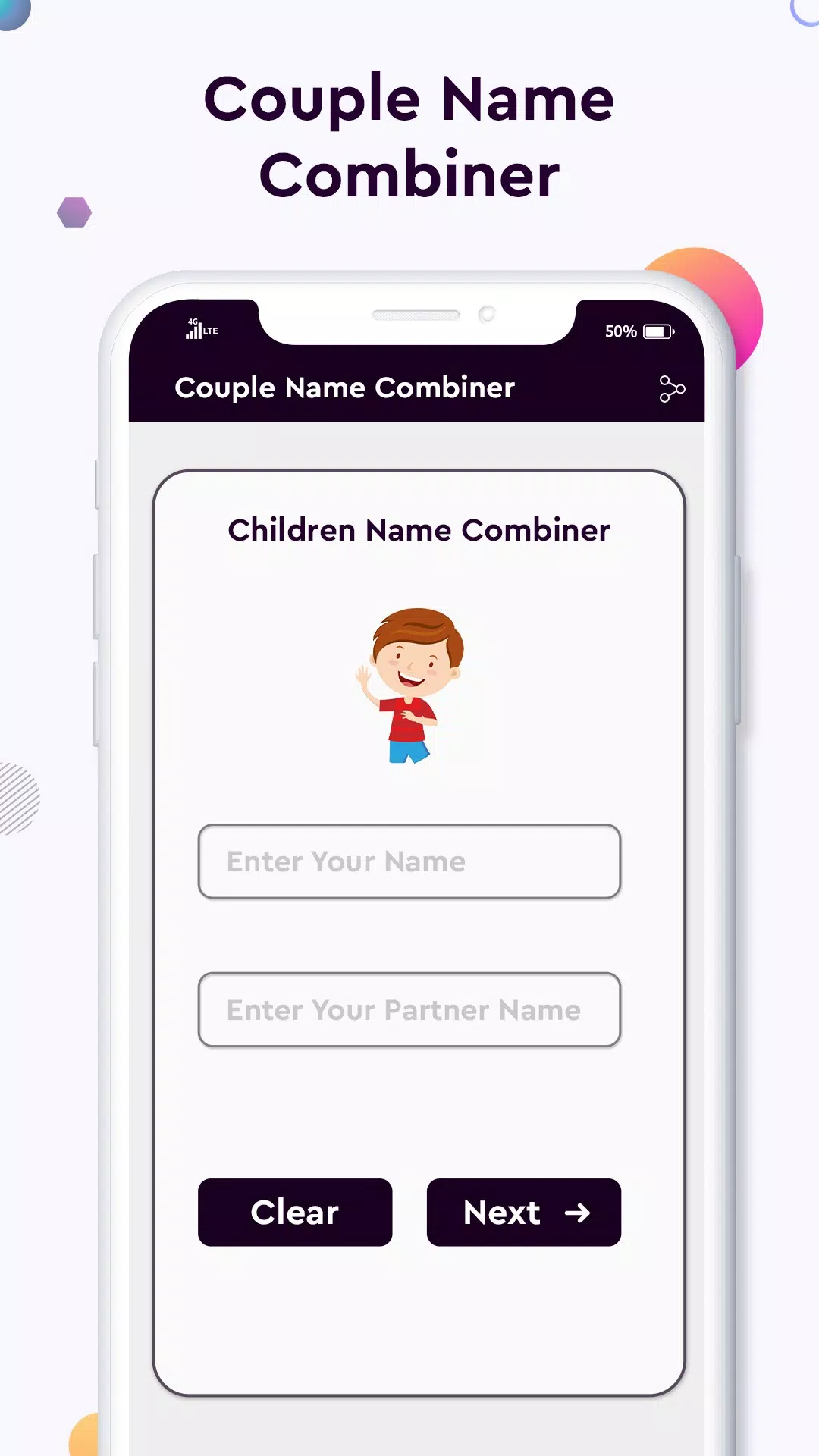 Baby name Couple Name Combiner屏幕截圖2