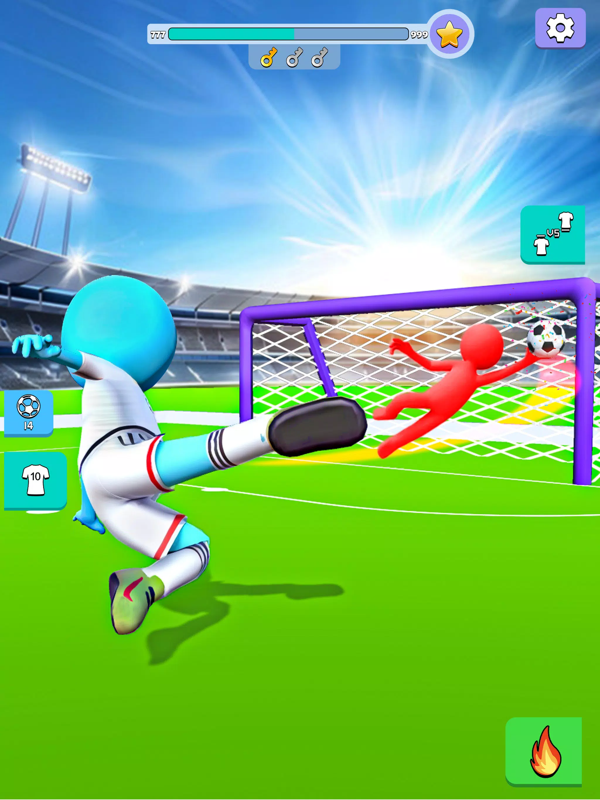 Screenshot Kick It – Fun Soccer Game 0
