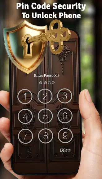 Vintage Door Lock Screen ကိုဖန်သားပြင်1