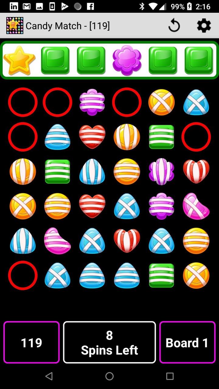 Candy Match Bingo captura de pantalla 2