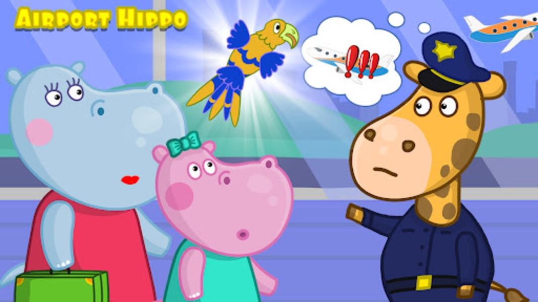 Hippo: Airport adventure captura de pantalla 1