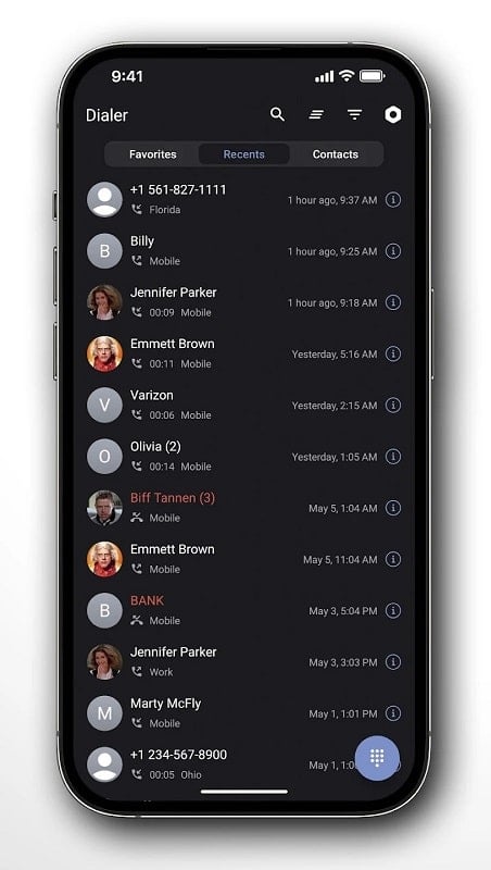 Right Dialer ảnh chụp màn hình 2