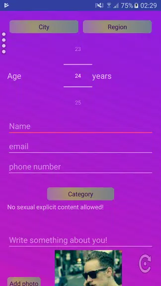 Gay Personal Ads - Men Dating ảnh chụp màn hình 0