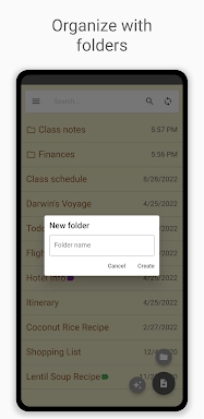 Inkpad 메모장 - 메모 및 목록 스크린샷 1