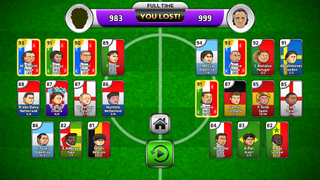 Head Soccer Cards屏幕截圖0
