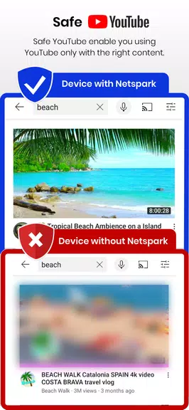 Netspark Real-time filter экрана 1