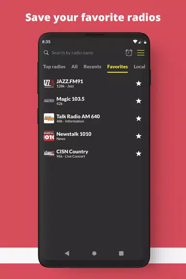 Radio Canada: Online FM Radio屏幕截圖1