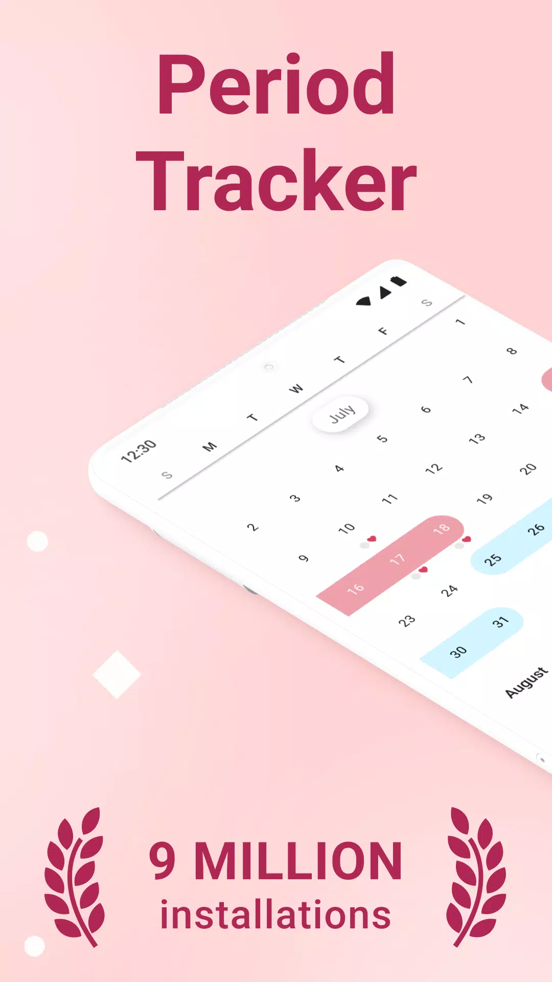 Clover－Period & Cycle Tracker ảnh chụp màn hình 0
