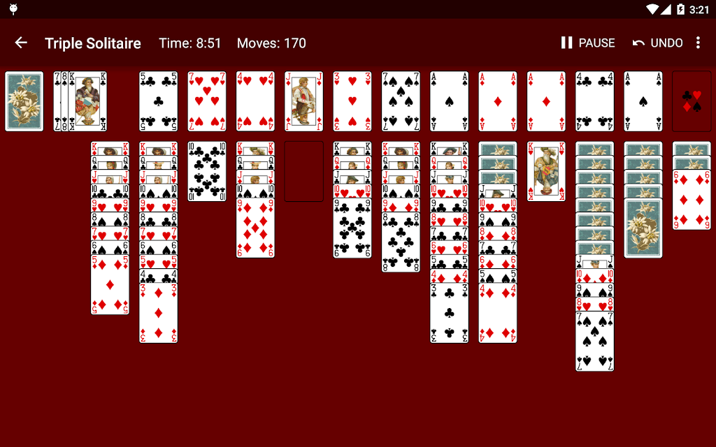 Triple Solitaire 스크린샷 0