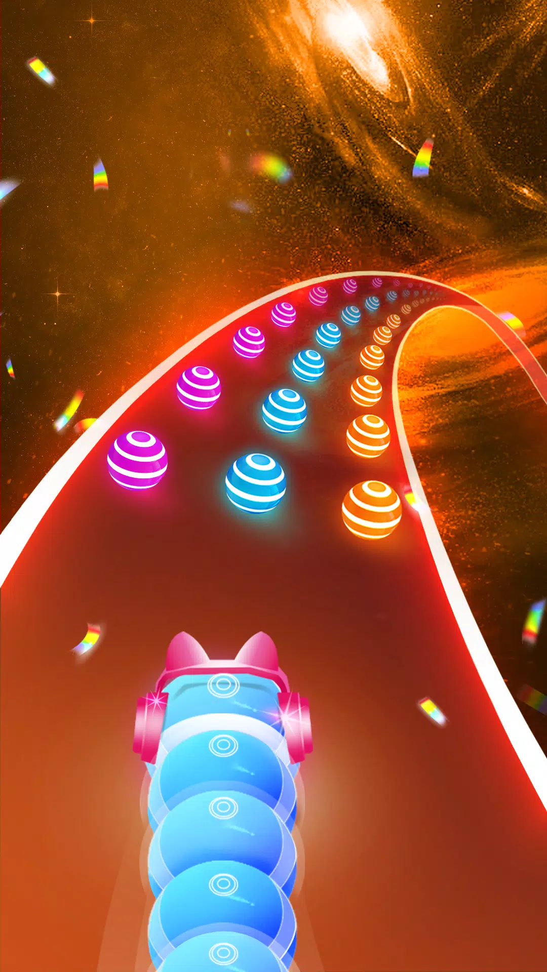 Screenshot Dancing Snake: Colorful Balls 2