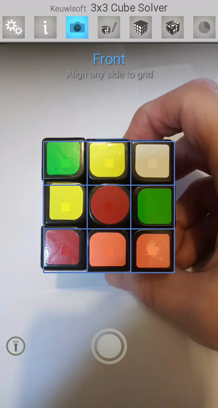 3x3 Cube Solver ကိုဖန်သားပြင်1