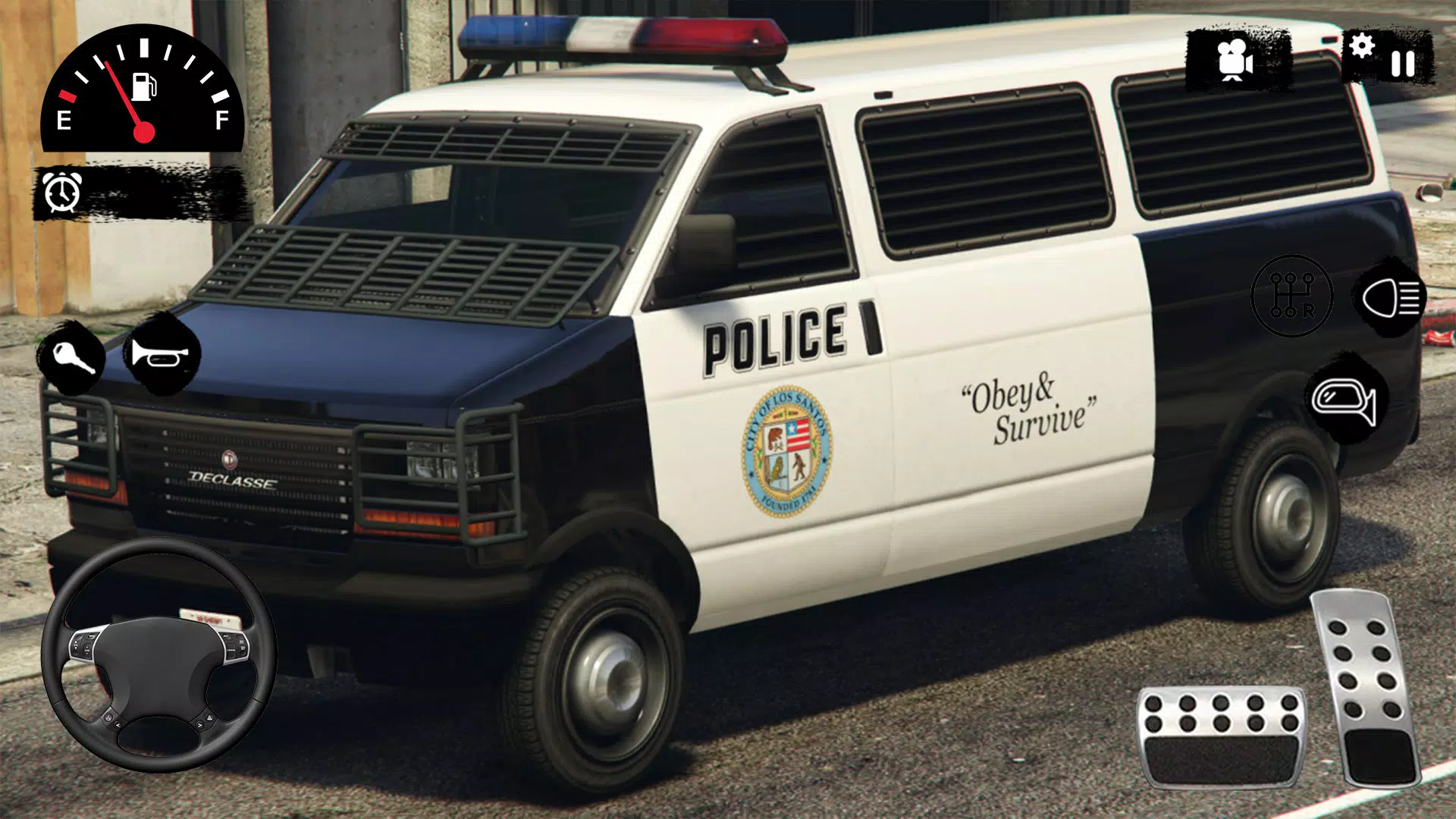 Offroad Police Truck Drive 3D屏幕截圖3