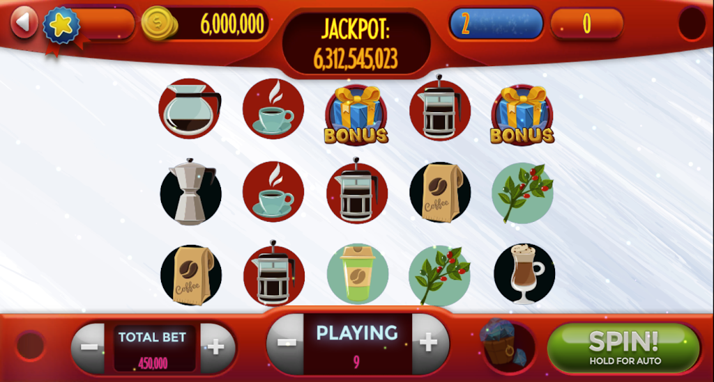 Coffee-Slot Machine Games capture d’écran 0