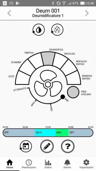 RadiaxWeb Regolazioneスクリーンショット1