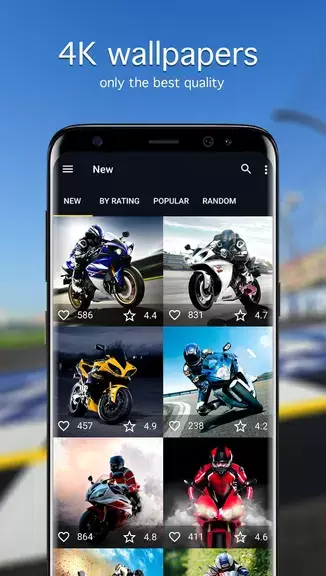 Sports Bike Wallpapers 4K ကိုဖန်သားပြင်0