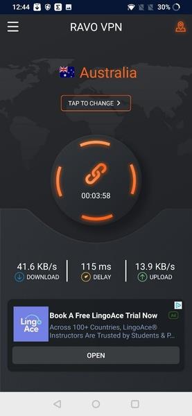 Ravo VPN Captura de tela 3