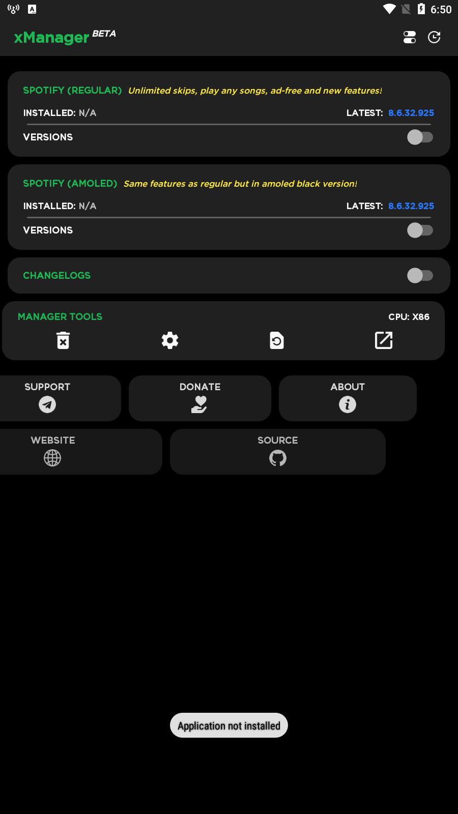 xManager For Spotify capture d’écran 0