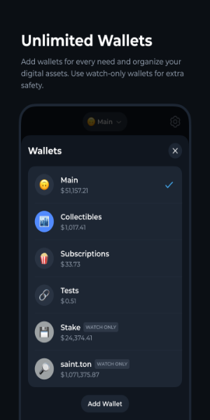Tonkeeper-TON Wallet экрана 2
