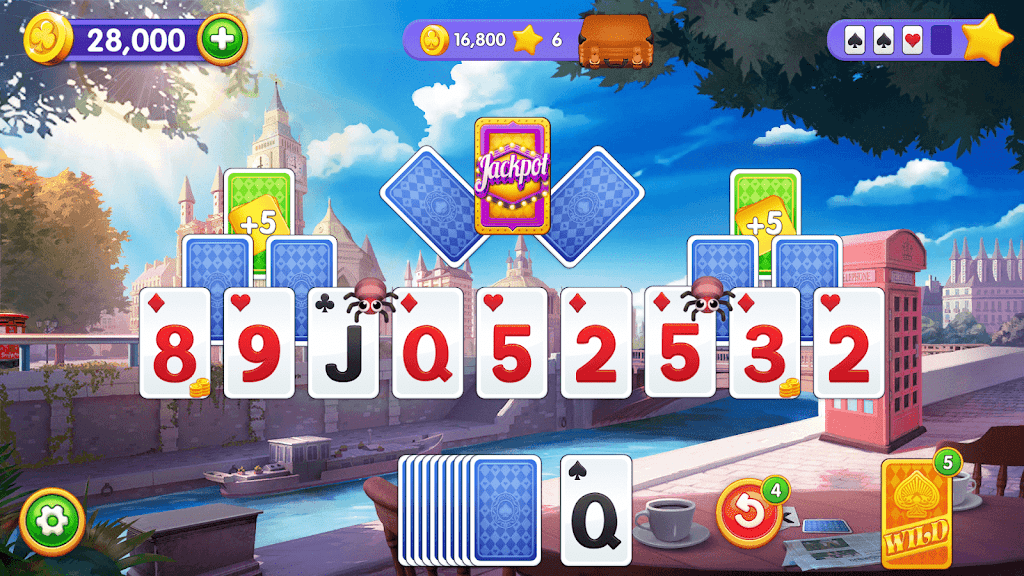 Solitaire Trip: Classic Tripeaks Card Game ekran görüntüsü 0