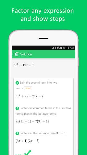 Cymath - Math Problem Solver ekran görüntüsü 3