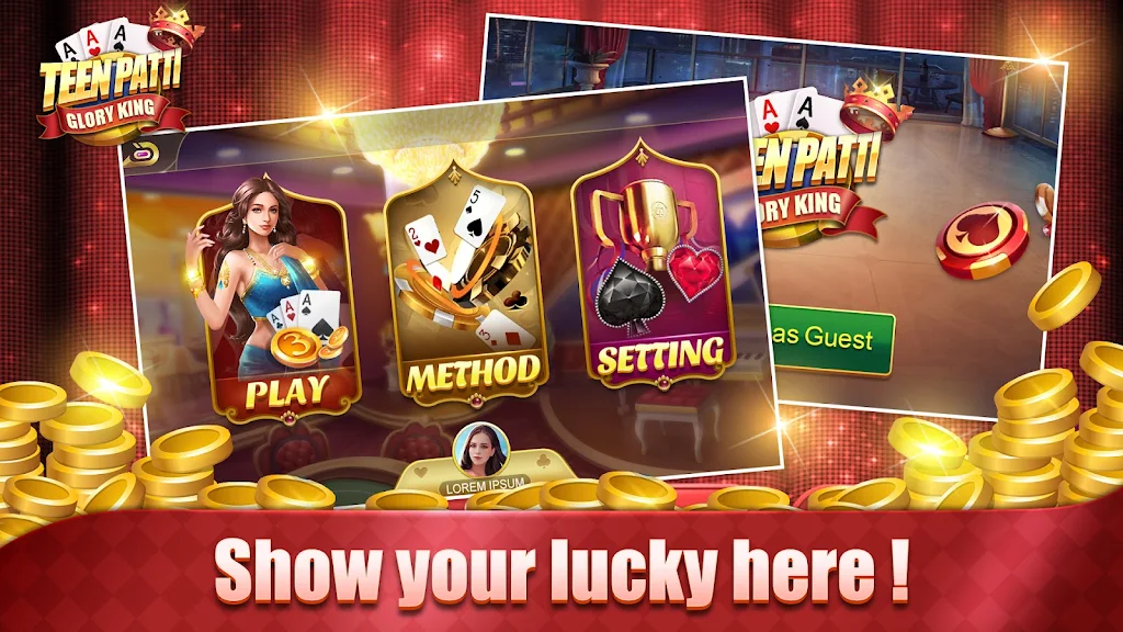 TeenPatti GloryKing ဖန်သားပြင်ဓာတ်ပုံ 1