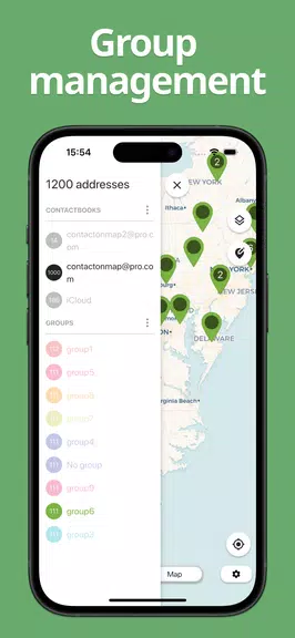 Contact on Map screenshot 2