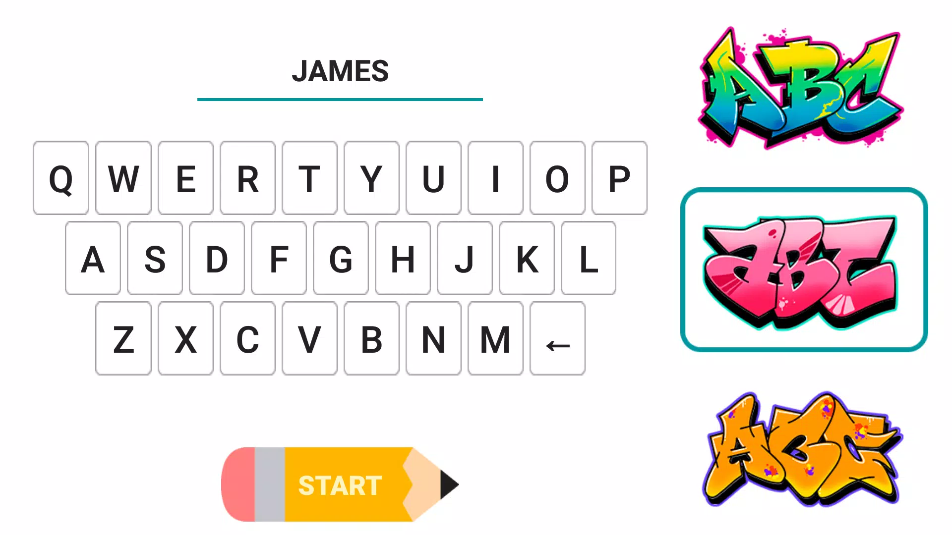 Screenshot Draw Graffiti - Name Creator 0