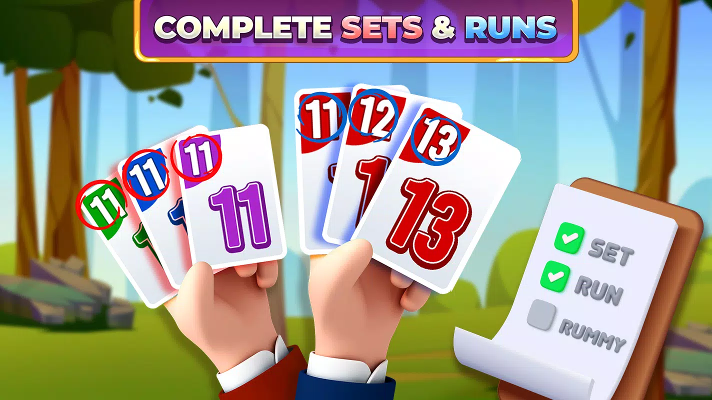 ภาพหน้าจอ Rummy Rush 1