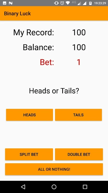 Binary Bet Game экрана 0