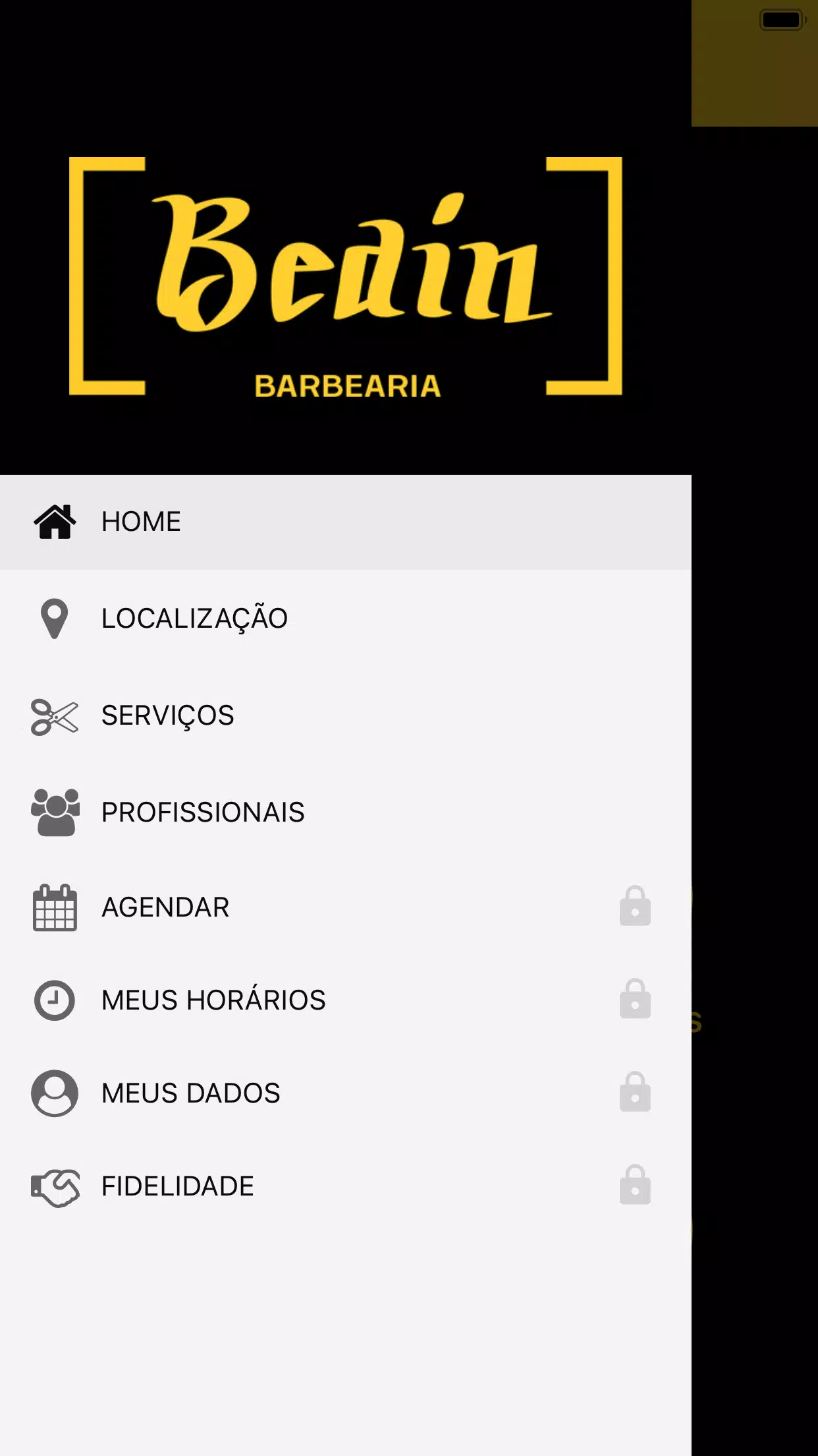 Bedin Barbearia captura de pantalla 1