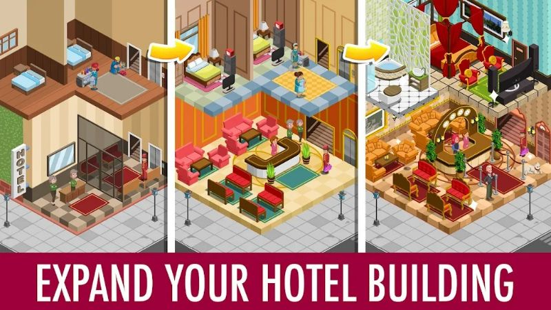 Hotel Tycoon Empire: Idle game zrzut ekranu 3