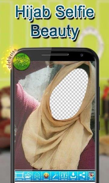 Hijab Selfie Beauty capture d’écran 1